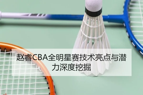 赵睿CBA全明星赛技术亮点与潜力深度挖掘